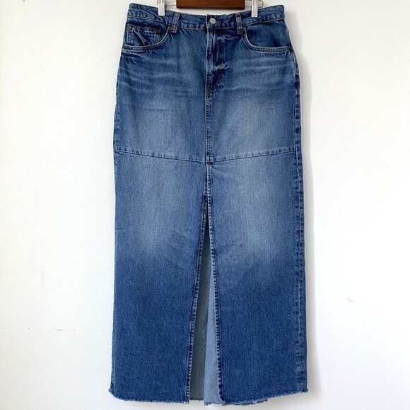 Reformation Jeans Tazz Maxi Denim Skirt - Picture 6 of 16